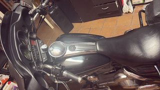 Harley-Davidson Negra - Moto Cruiser/Touring