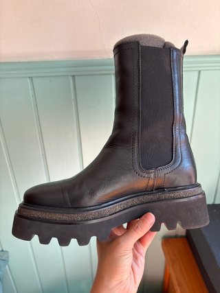 Botín Chelsea Piel Negro