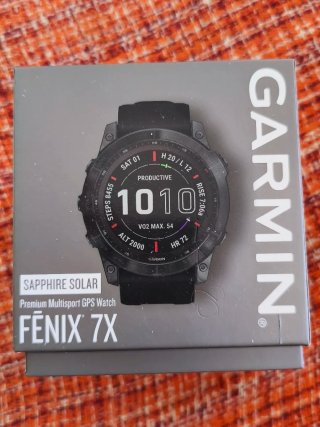 Garmin Fenix 7X Solar GPS Reloj Negro