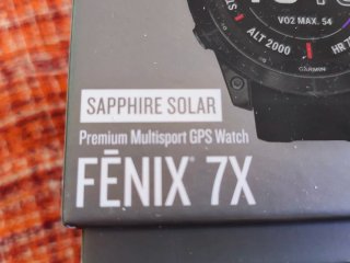 Garmin Fenix 7X Solar GPS Reloj Negro