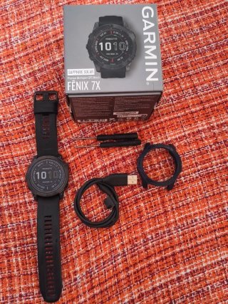 Garmin Fenix 7X Solar GPS Reloj Negro