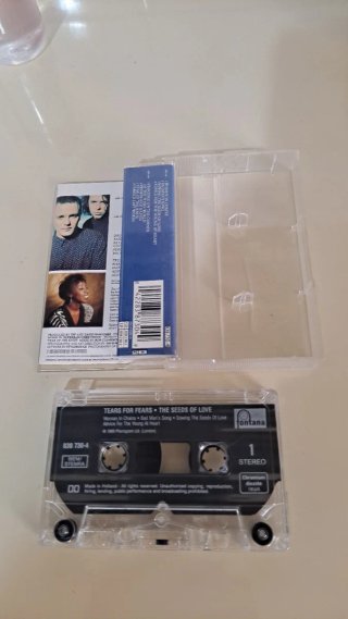 Cinta Cassette Tears for Fears Seeds of Love