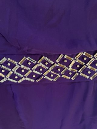 Vestido morado de fiesta talla única