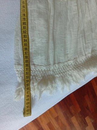 Falda larga estilo ibicenco beige Es más Pantalón