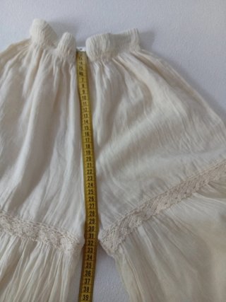 Falda larga estilo ibicenco beige Es más Pantalón