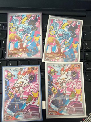 Cartas Pokémon Sobble y Scorbunny Promo