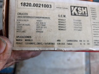 Kit Embrague para Renault Scenic/Kangoo Dci/Dti