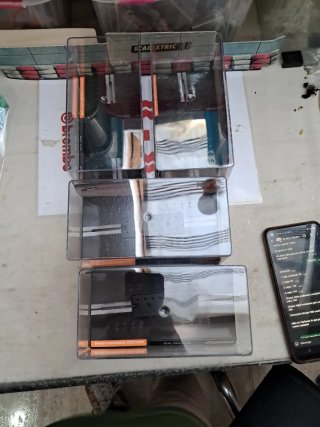 CAJAS EXPOSITORAS MARCA SCALEAUTO OFERTA 4 UNIDADE