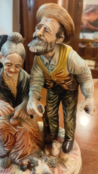 Statua vintage stile Capodimonte
