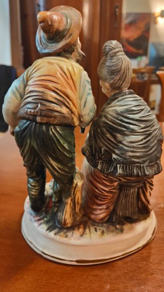 Statua vintage stile Capodimonte