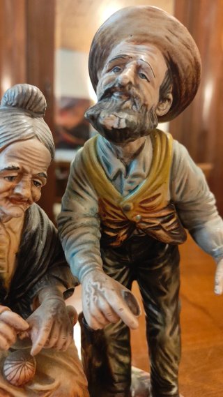 Statua vintage stile Capodimonte