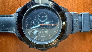 Reloj Ice Watch Negro y Plateado Deportivo