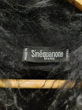 Abrigo sinéquanone con pelo