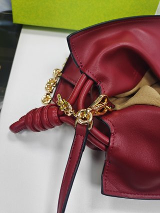 Bolso Loewe Flamenco Piel Napa Rojo