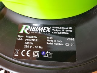Aspirador Cenizas RIBIMEX MINICEN