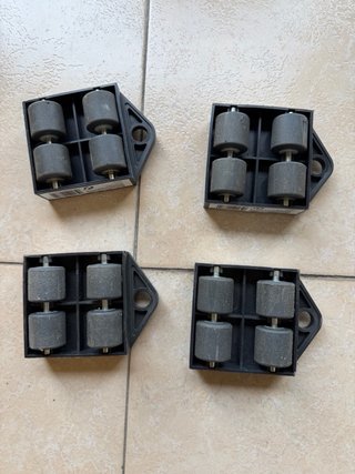 Supporti per spostare lavatrice/mobili (4pz)