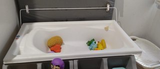 Bañera y cambiador para bebé
