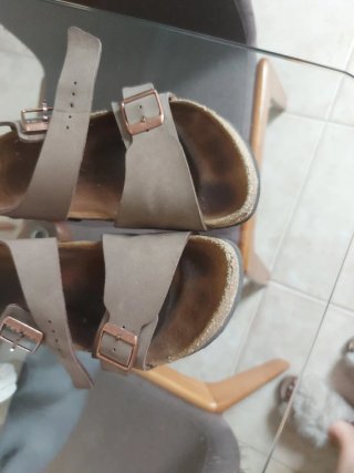 Sandalias Birkenstock Marrones usadas