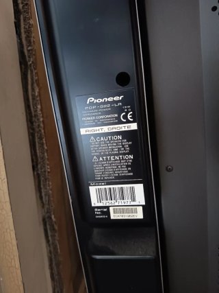 Televisión de Plasma Pioneer