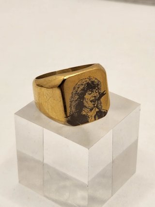 Anillo Camarón de la Isla chapado oro