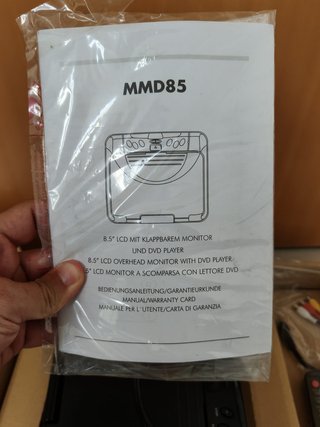 Audiovox MMD85 Monitor da soffitto 8,5" lettoreDVD