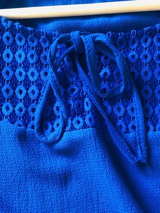 Blusa azul Chevio Talla L/XL