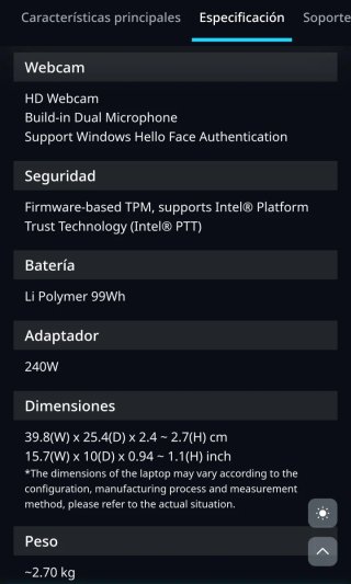 Gigabyte Aorus 17 XE4 i7 12700H RTX 3070 Ti