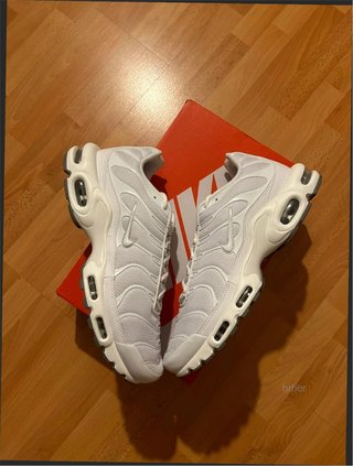 Nike Air Max Plus Mujer Talla 38.5 Blancas