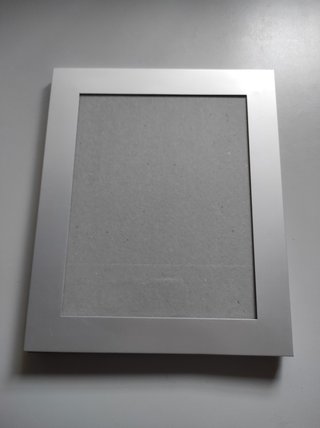 Marco de aluminio plateado 25x30 cm