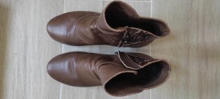 Botines marrones mujer