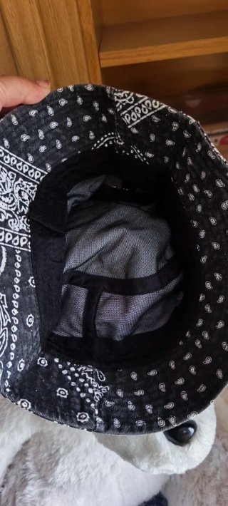 Sombrero tipo panamá  paisley de Amazon.