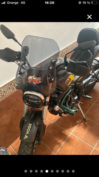 Moto Voge Adventure Negra/Verde