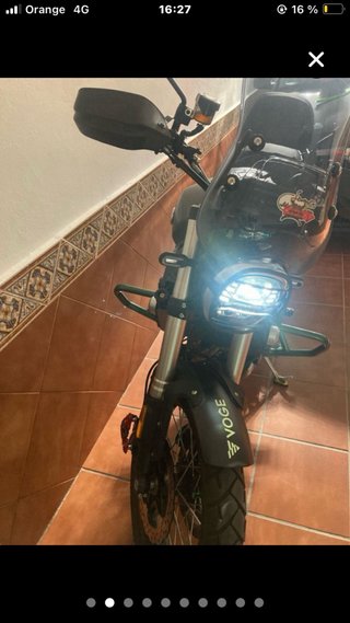 Moto Voge Adventure Negra/Verde