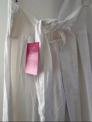 Vestido blanco estampado floral
