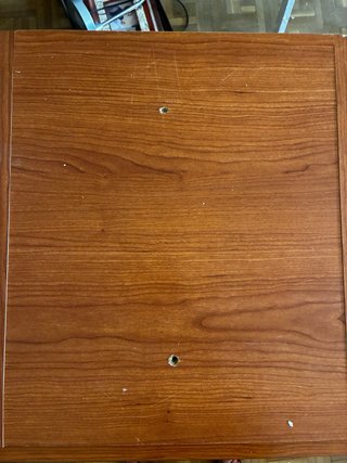 Tavolo da studio in legno con 4 cassetti