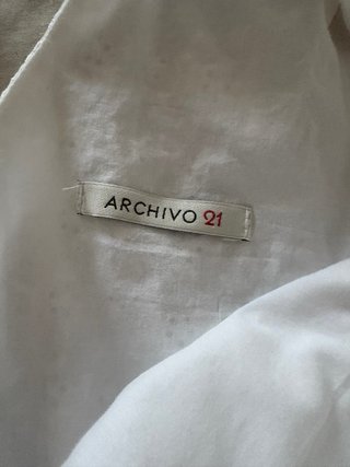 Vestido blanco bordado