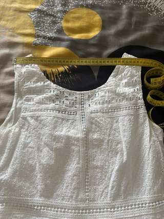 Vestido blanco bordado