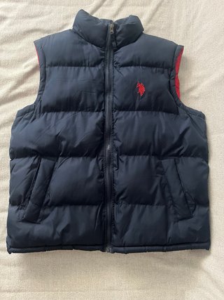 Chaleco acolchado U.S. Polo Assn. azul