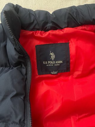 Chaleco acolchado U.S. Polo Assn. azul