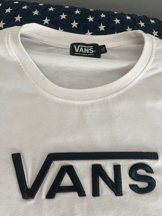 Camiseta Vans Blanca Talla XL