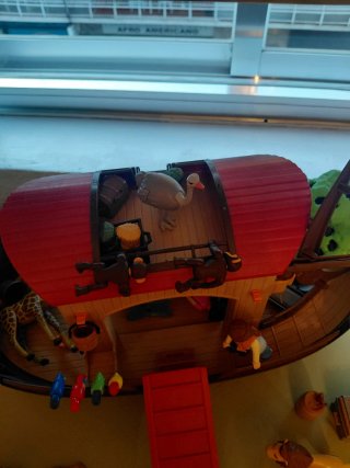 Barco Pirata Playmobil con animales