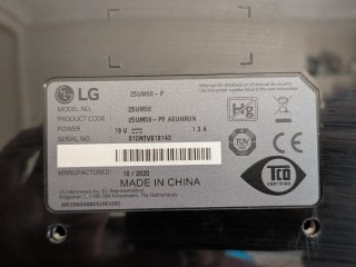 Monitor LG Ultrapanorámico 21:9 Nero