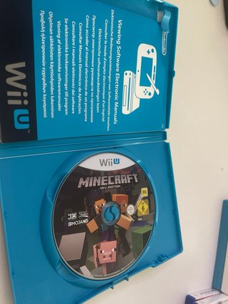 Console Wii con il popolare gioco Minecraft