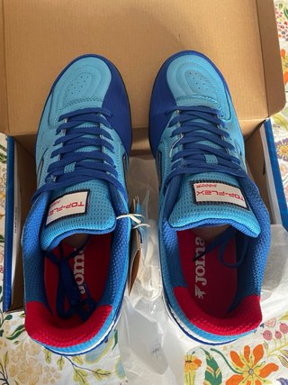Zapatillas fútbol Joma Azul/Blanco