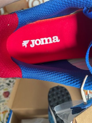 Zapatillas fútbol Joma Azul/Blanco