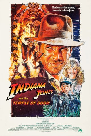 Póster Indiana Jones y el Templo Maldito