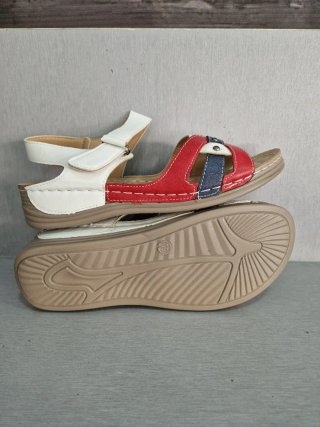 Sandalias Tallas 36a 41 Azul Rojo Blanco