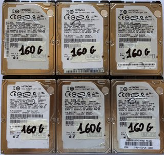 6x Hard Disk SATA 2.5 160GB Hitachi