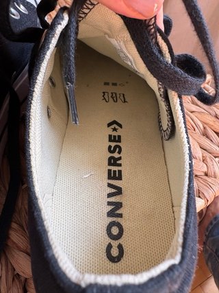 Converse All Star Talla 37 (4.5) Negro/Blanco