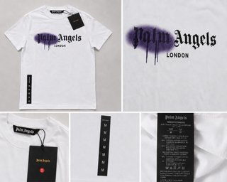 Camiseta Palm Angels Blanca Talla M